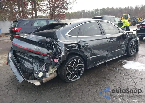 2022 Hyundai Sonata N Line from USA, damaged, VIN KMHL14JC8NA218159